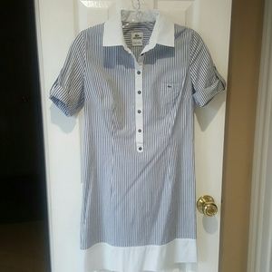 Lacoste size xs striped mini dress size 36